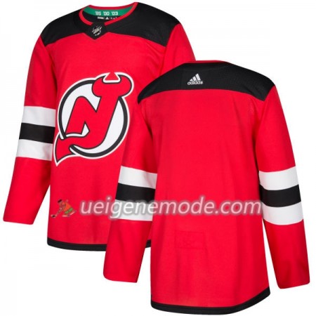 Herren Eishockey New Jersey Devils Trikot Blank Adidas 2017-2018 Rot Authentic